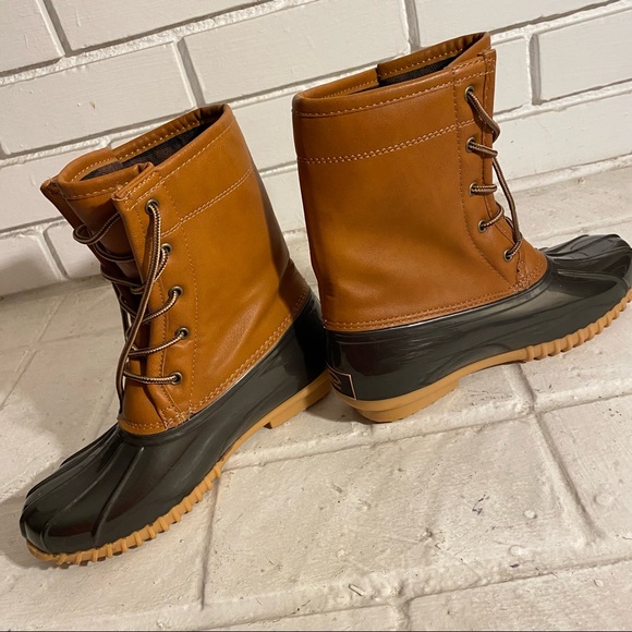 Womens Sporto Arianna The Original Duck Boot Tan Faux Fur Brown Shoes Size 6M - Picture 5 of 11